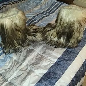 Genuine goat hair boots from Sweden sz 8